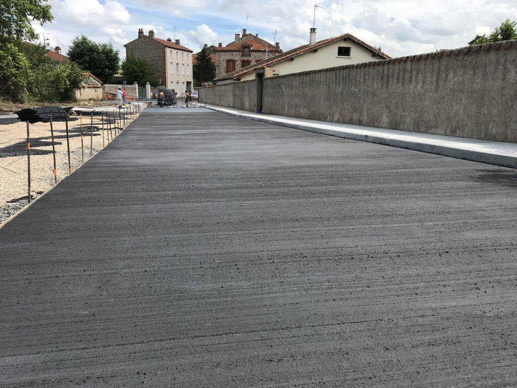Béton balayé St Just 2