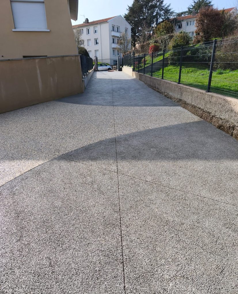 Béton désa et drainant La tour de Salvagny 1