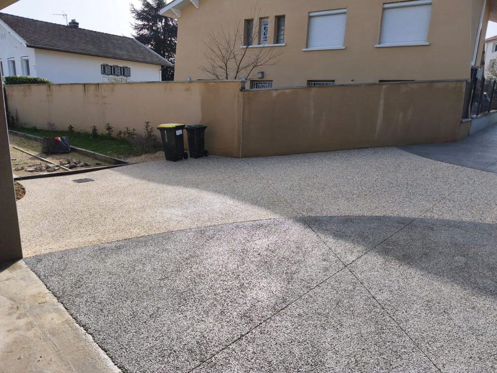 Béton désa et drainant La tour de Salvagny 2