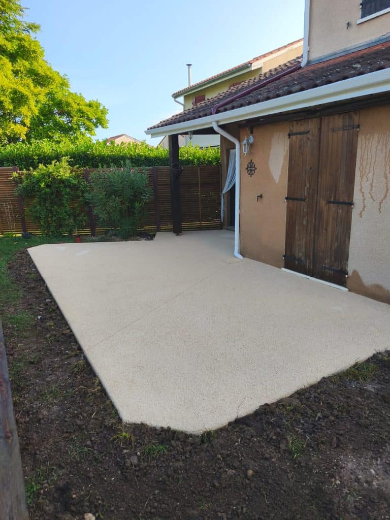 Béton drainant Genas 6
