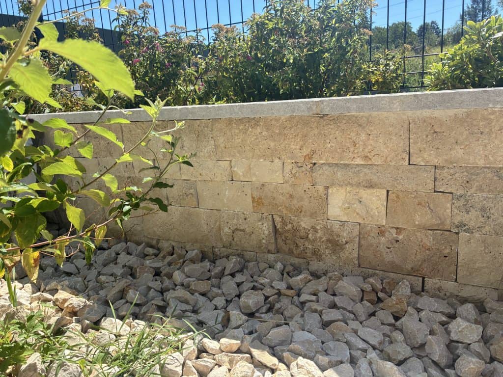 Muret parement 2